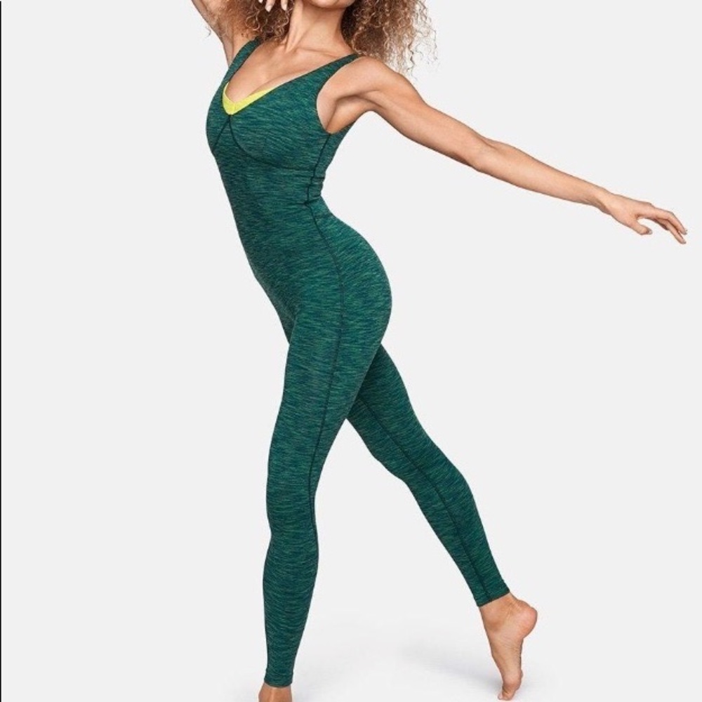 Outdoor Voices Freeform Unitard Conifer Green